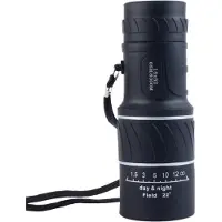 Typecat 16X52 Monokulært Teleskop med Høj Definition Håndholdt Optisk Zoom Nat