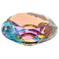 Typecat 60mm K9 Crystal Diamond Paperweight Decorative Rainbow Maker Prism Glass Diamonds Wedding Room Desktop Ornaments B