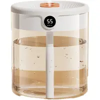 Typecat H2O luftfugter 2L kapacitet dobbelt dyse med LCD fugtighedsdisplay