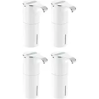 Melitt 4X Soap Dispenser Automatic - Touchless USB Rechargeable Electric Liquid Soap Dispenser Adjustable Volume 450Ml