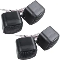 Typecat 4 Pcs Auto Car Audio System Loud Speaker Dome Tweeters 4cm Dia 500W