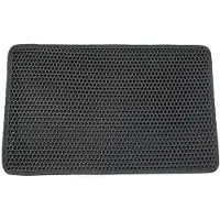 Melitt Pet Cat Litter Mat Waterproof Double Layer EVA Foldable Cat Litter Trapping Pet Carpet Bed Pads for Cats