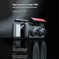 Typecat tommer IPS HD 1080P bil DVR-optager dashcam IR nattesyn vidvinkel