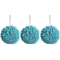 Melitt Kitchen Hand Towel Absorbent Lint-Free Hand Towel Bathroom Cute Hand Washing Handkerchief Hanging Hand Towel