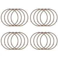 Melitt 16Pack Microwave Roller Ring Microwave Oven Turntable Ring Plate Tray Support Ring for Glass Plate Tray Supporting