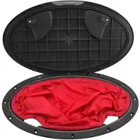 Melitt Marine Cover Pull Out Deck Plate Hole Deck Plate Kit Hatch with Kayak Boat Fishing Rigging Boat Kayak Accessories