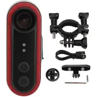 ISTOVO Bike Camera 1080P 140 Wide Angle IPX6 Water Proof Rechargeable Bicycle Rear View Camera with Tail Light for Cycling