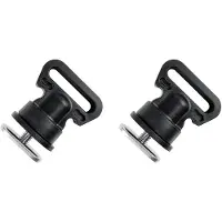 Melitt 2X Tie Downs Parts for Kayak Track Mount, Track Mount Vertical Tie Downs for Securing Cooler,Kayak Accessories to Track