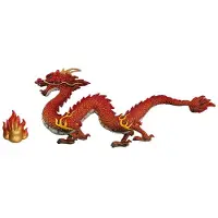 Melitt Dragon Statue Chinese Dragon Statue 2024 New Year of the Dragon Gift Animals Figure Chinese Lucky Sculpture,D