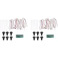 ISTOVO 2X Humidifier Module DIY Kit Nebulizing Control Board Ultrasonic Nebulizer Mist Driver Circuit Board 6 Nozzle