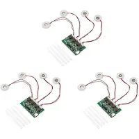 ISTOVO 3X DC5V Type-C Humidifier DIY Kits Mist Maker and Driver Circuit Board 4 Fogger Atomization Film Atomizer Sheet