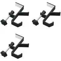 ISTOVO 3X 2 in 1 Mantel Hanger for Garland and Stockings, Adjustable Heavy Duty Fireplace Hangers with Dual Hooks