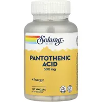 Solaray Pantothensyre 500mgr 100 Enheder