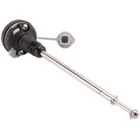 Melitt Stainless Steel Kayak Canoe Flag Pole Yacht Dinghy Kayak Deck Mount Flag Pole Lock Socket