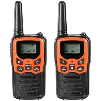 Melitt 2Pcs Handheld Walkie Talkie Radio 22 Channels Set 10 Uhf 400-470 Mhz Dual Band Long Range Communication Transceiver
