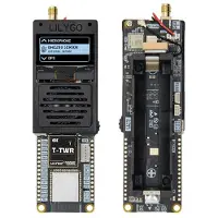 Zandona LILYGO T-TWR REV2.1 ESP32-S3 VHF Walkie-Talkie Development Board L76K GNSS Module with 1.3 Inch OLED PMU AXP2102 Battery Holder
