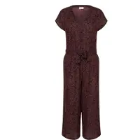 Kaffe Jumpsuit 'Beathe' kastaniebrun / sort