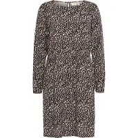 Fransa Kjole 'Flowy 4' antracit / offwhite