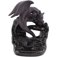 Melitt Dragon Zen Decor Waterfall Incense Cone Holder Censer Encensoir Palnik Incense Meditation Backflow