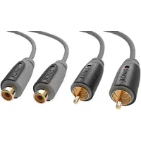 Sinox beslag Sinox Plus+ Stereo RCA Extension - Forlængerkabel til audio - RCA x 2 han til RCA x 2 hun - 5 m