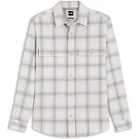 BOSS Relaxed fit ternet skjorte i blanding med ny uld