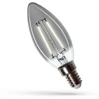 Spectrum LED Røgfarvet E14 Crown pære 2,5W 4000K 150 lumen