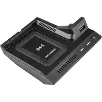 Wella Car Fast Wireless Charger Phone Charger Charging Case Pad for C Class W205 AMG C43 C63 X253 GLC Class