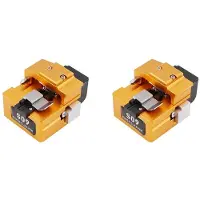 Melitt 2X High Precision Fusion Splicer Optical Fiber Cutter FTTH Optic Fiber Cleaver S09