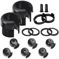 Melitt Kayak Through-Deck Wiring Plug Kit for Equipment Batteries, Fish Finders Motor and Lighting Kit