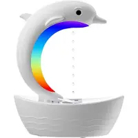 Melitt Water Droplet Humidifier Speaker, Light Tone Humidifier, Colorful Lights
