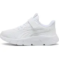 Puma FlexFocus Modern Sneakers Kids, Shoes, White/Flat Light Gray, 30