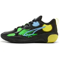 Puma MB World.01 Basketball Shoes Unisex, Shoes, Black/Lemon Crush, 45
