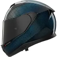 Nolan X-904 UC LIQUIDO BLŠIntegralhjelm Karbon/Blå L sort