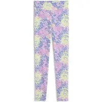 Puma Printed High-Waist Leggings Youth, Clothing, Intense Lavender, 11-12Y