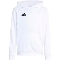 Adidas Hættetrøje Entrada 26 - Hvid/Sort Børn, størrelse 176 cm