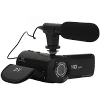 INF HD digitalkamera med vidvinkelobjektiv Black