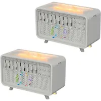 Typecat Hvid støj Bluetooth-højttaler Luftaroma Diffuser Luftfugter med 8 Effekter