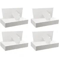 Typecat 120 Pack Paper Picture Frames for 4 X 6Inch Photos, Standing White Cardboard Photo Frames with Easel DIY Crafts Frame