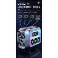 Typecat Bluetooth-højttaler stereohøjttaler trådløs opladerpad LED-lys Al