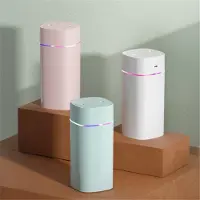Typecat Farverig Natlampe Lille Luftfugter Dobbelt Luftforstøver USB Lydløs H