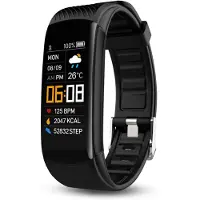 INF Aktivitetsarmbånd / Fitnessarmbånd / Pulsmåler Black