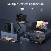 Typecat Projektor Y6S Android WIFI Hjemme Bærbar Vægprojektor 4K Ultra HD