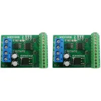 Kepptory 2X 8Ch Input/Output Digital TTL LvTTL CMOS RS485 IO Control Module Modbus Rtu Board for PLC Relay(with Terminal)