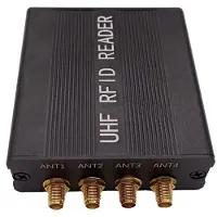 Zandona UHF RFID Reader SMA Female Connector 15m Read Distance RS232 Interface UHF RFID 4Port Reader EU PLUG