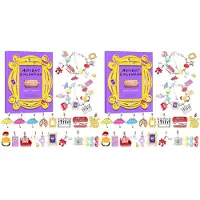 Typecat 2X Advents Calendar DIY Christmas Charm Bracelet Christmas Countdown Calendar TV Show Xmas Gift for Women Girl