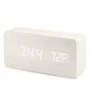 INF Digitalt LED vækkeur White