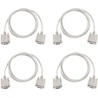 Jojomino 4X RS232 DB9 9 Pin Male to Female Serial Port Cable Industrial Adapter 1.