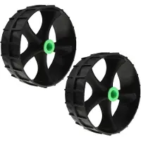 ISTOVO 2X Kayak Wheel Trolley Cart Tire Strong-Bearing Replacement Wheels Adults Children Surfing
