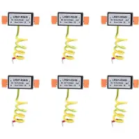 Zandona 6X RS485 Date Signal Power Arrester Anti Surge Protector Monitoring CCTV Camera Protection Device Thunder Preventer