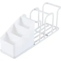Tlily Coffee Tea Condiment Accessories Holder Multifunction Disposable Coffee Cup Holder Organizer for Kitchen Office Break